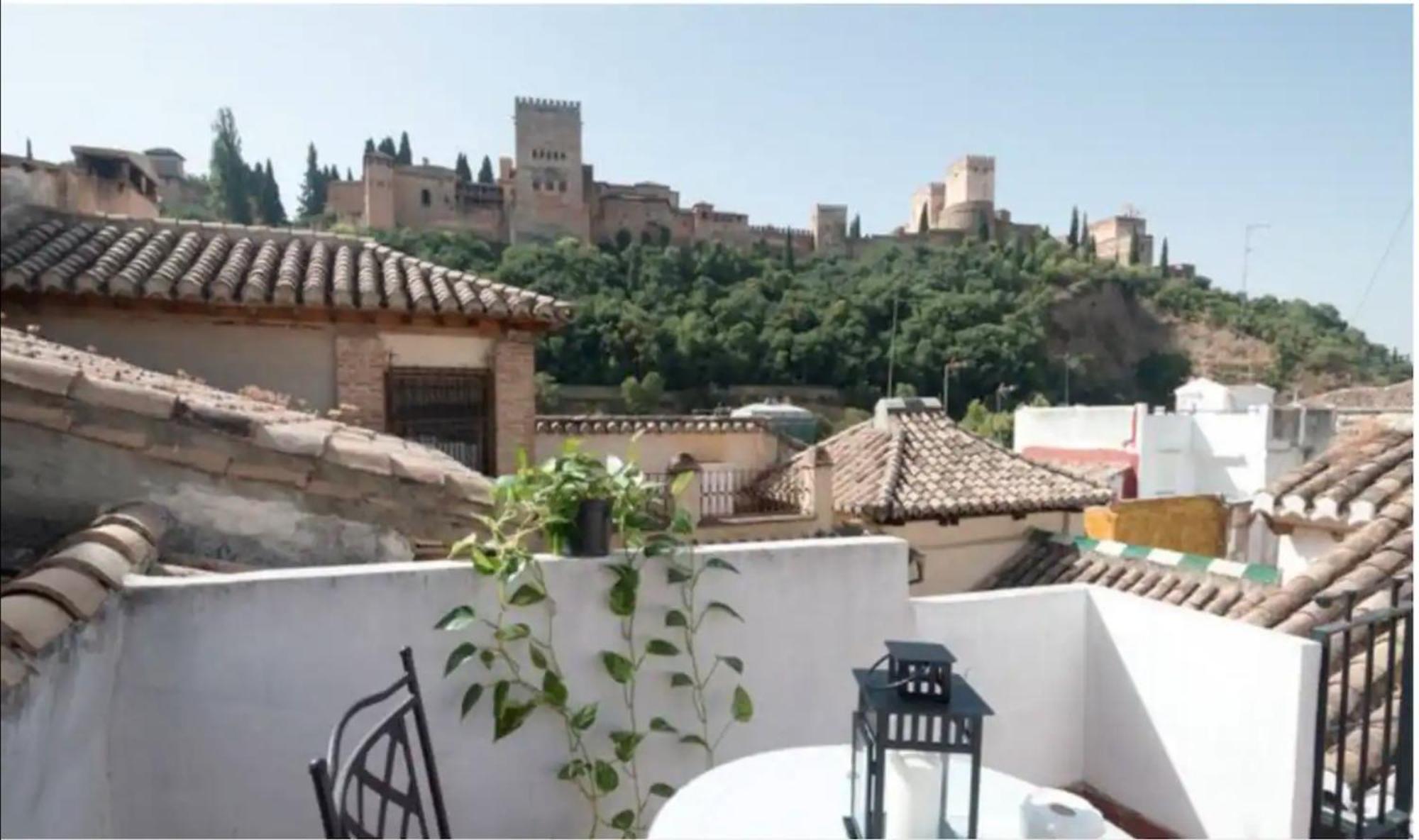Atico Con Terracita Y Vistas Alhambra, Centro Apartment กรานาดา ภายนอก รูปภาพ